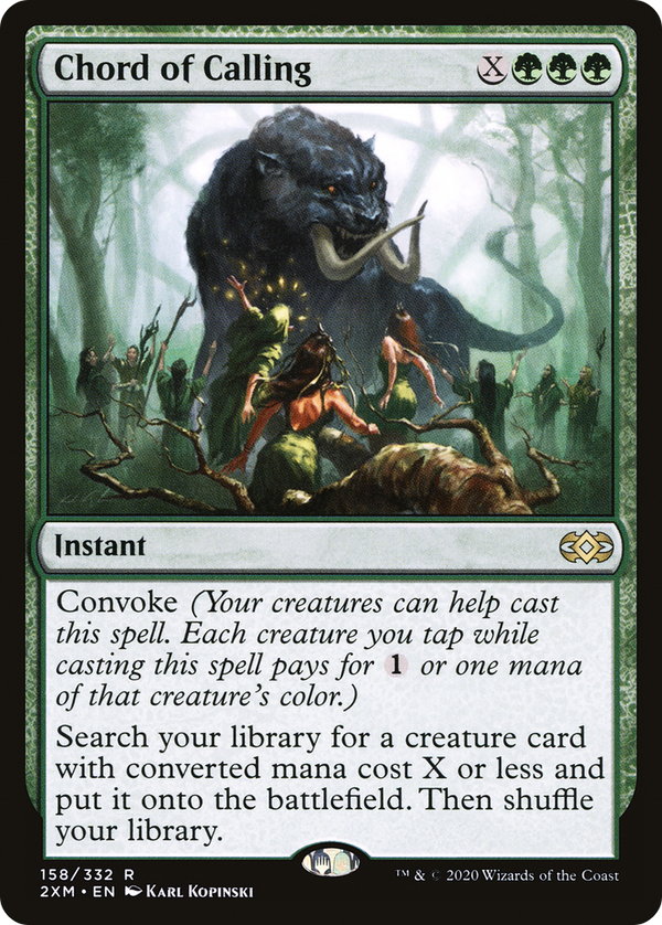 Chord of Calling (158) [Double Masters] - Deck Out Gaming