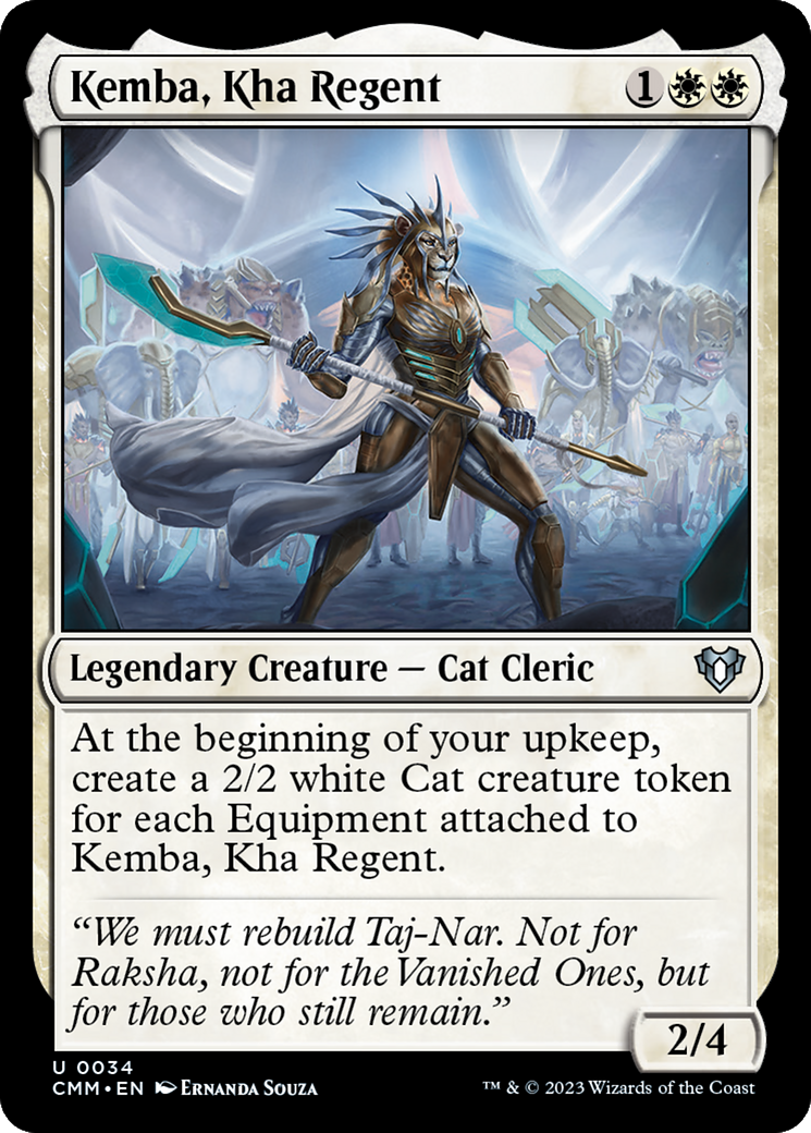 Kemba, Kha Regent (34) [Commander Masters] - Deck Out Gaming