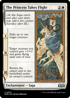 The Princess Takes Flight (23) [Wilds of Eldraine] - Deck Out Gaming