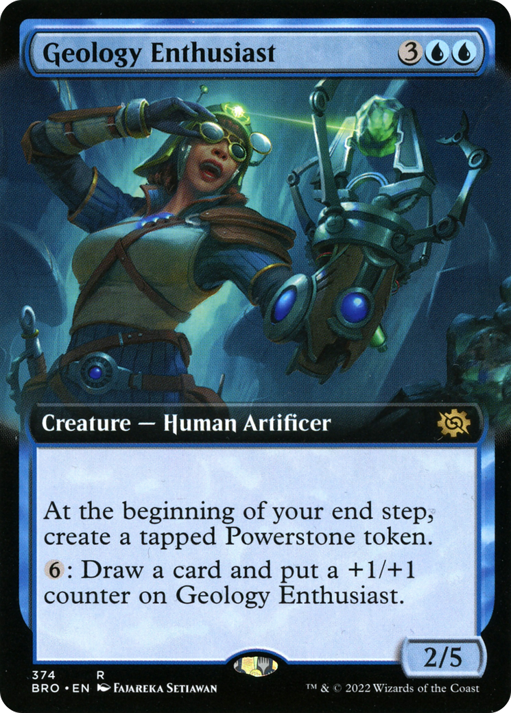 Geology Enthusiast (Extended Art) (374) [The Brothers' War] - Deck Out Gaming