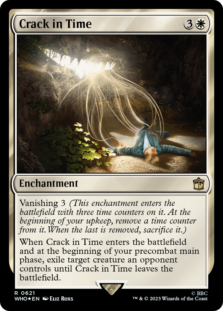 Crack in Time (Surge Foil) (621) [Doctor Who] foil - Deck Out Gaming