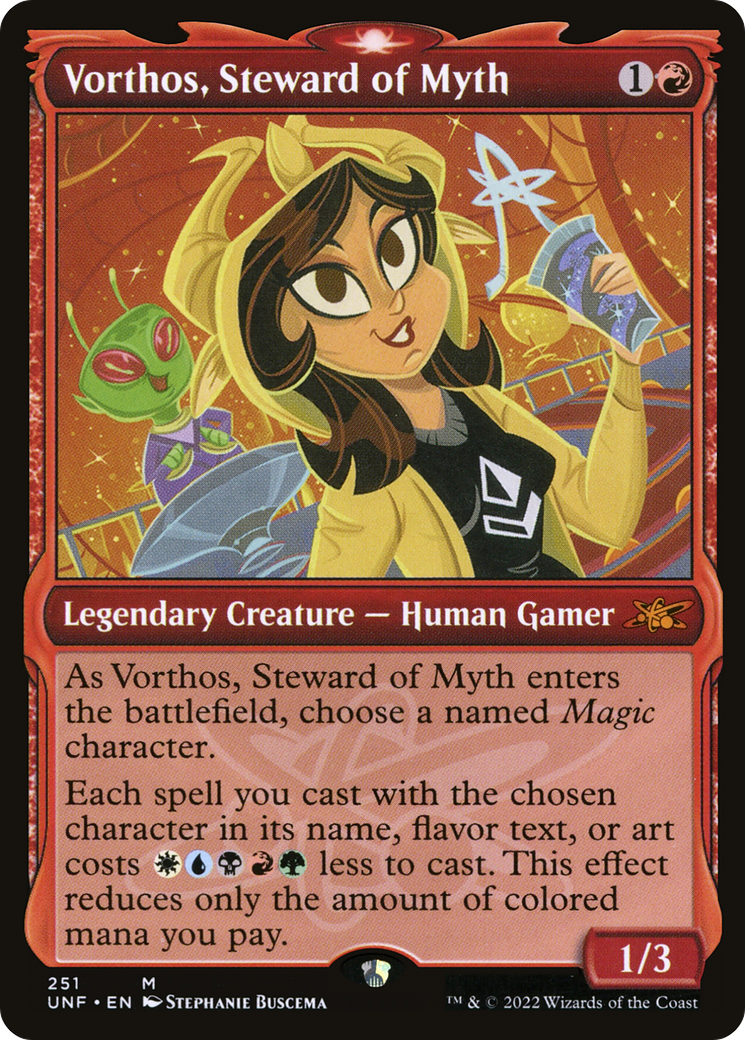 Vorthos, Steward of Myth (Showcase) (251) [Unfinity] foil - Deck Out Gaming