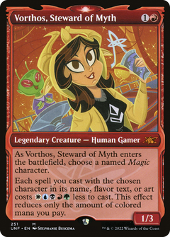 Vorthos, Steward of Myth (Showcase) (251) [Unfinity] foil - Deck Out Gaming