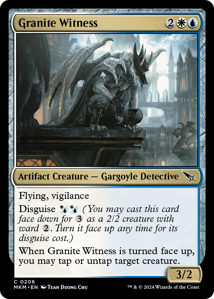 Granite Witness (206) [Murders at Karlov Manor] foil - Deck Out Gaming