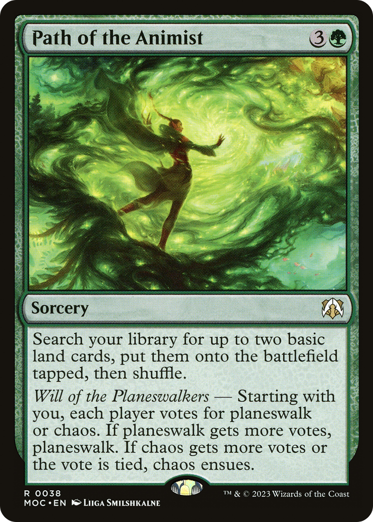 Path of the Animist (38) [March of the Machine Commander] - Deck Out Gaming