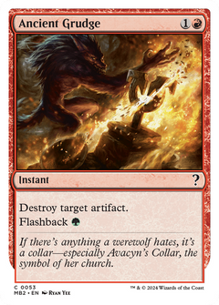 Ancient Grudge (White Border) (53) [Mystery Booster 2] - Deck Out Gaming