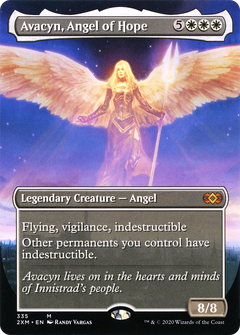 Avacyn, Angel of Hope (Borderless) (335) [Double Masters] foil - Deck Out Gaming