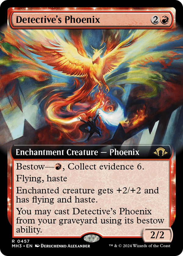 Detective's Phoenix (Extended Art) (457) [Modern Horizons 3] foil - Deck Out Gaming