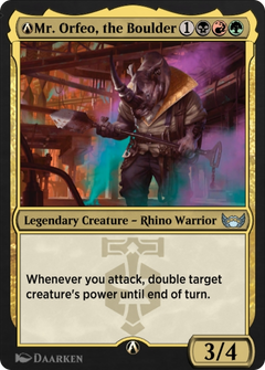 A-Mr. Orfeo, the Boulder (A-204) [Streets of New Capenna] - Deck Out Gaming