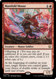 Manifold Mouse (143) [Bloomburrow] - Deck Out Gaming