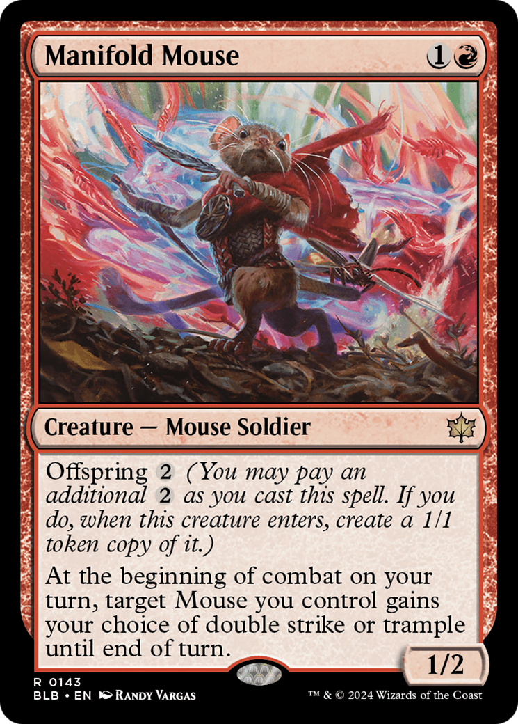 Manifold Mouse (143) [Bloomburrow] - Deck Out Gaming