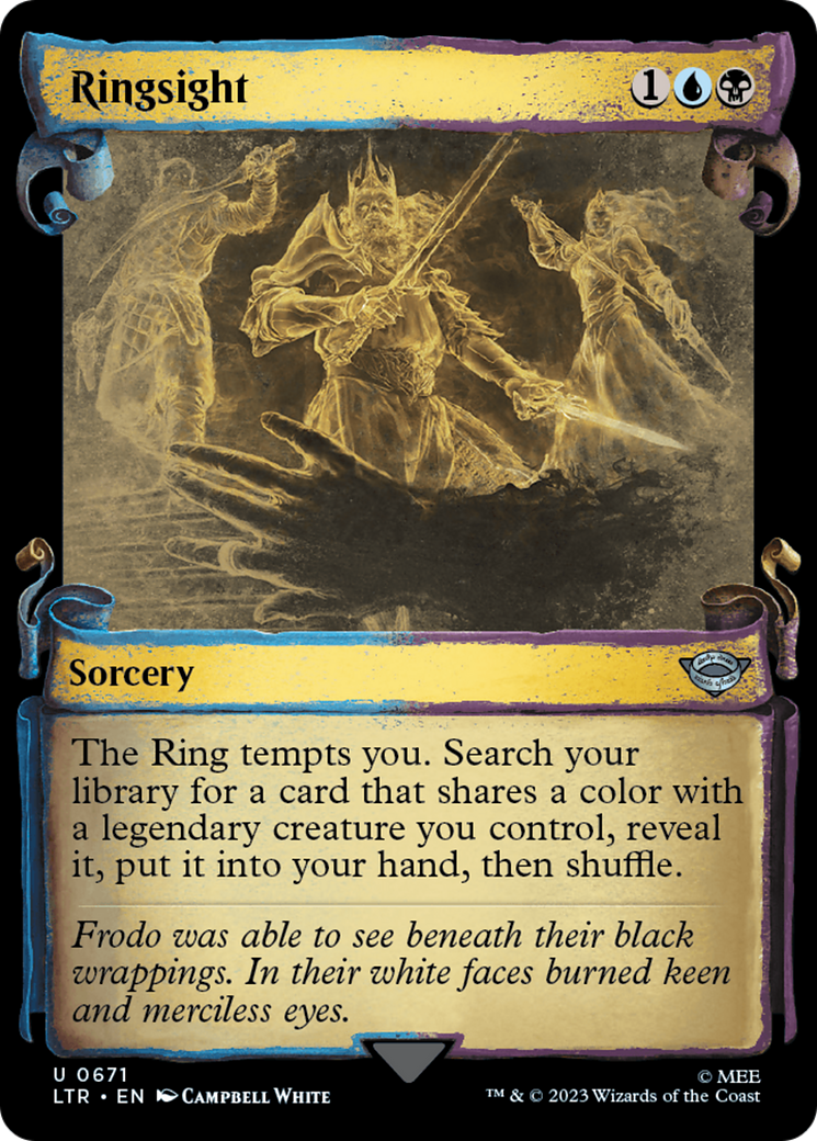 Ringsight (Showcase Scrolls) (671) [The Lord of the Rings: Tales of Middle-earth] - Deck Out Gaming