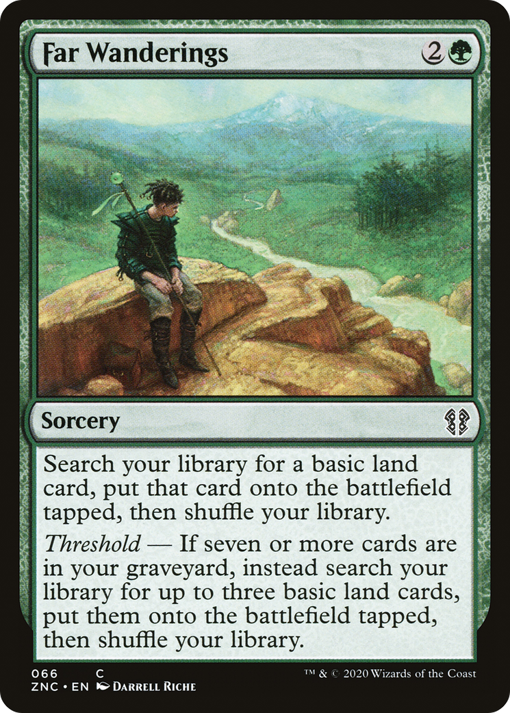 Far Wanderings (66) [Commander: Zendikar Rising] - Deck Out Gaming