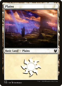 Plains (279) (279) [Theros Beyond Death] foil - Deck Out Gaming