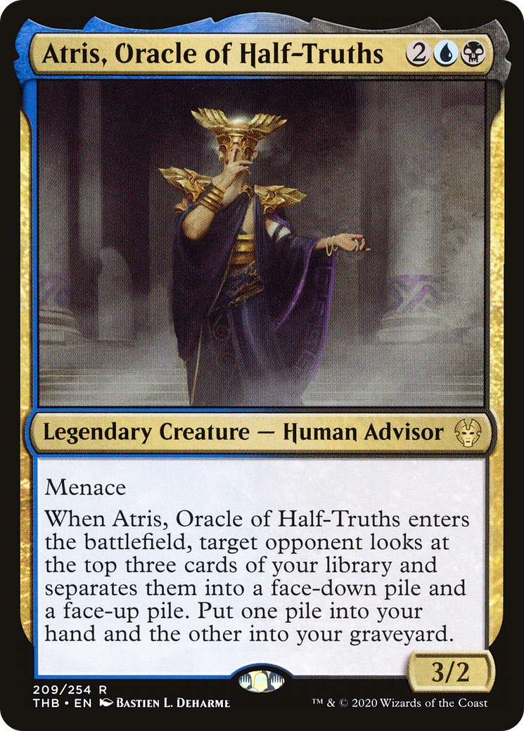 Atris, Oracle of Half-Truths (209) [Theros Beyond Death] foil - Deck Out Gaming