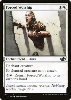 Forced Worship (185) [Jumpstart 2022] - Deck Out Gaming