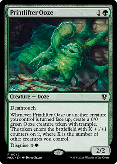Printlifter Ooze (40) [Murders at Karlov Manor Commander] - Deck Out Gaming