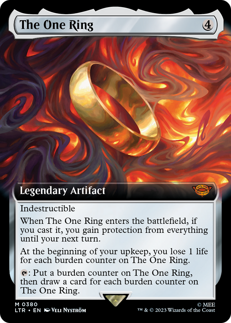 The One Ring (Extended Art) (380) [Universes Beyond: The Lord of the Rings: Tales of Middle-earth] foil - Deck Out Gaming