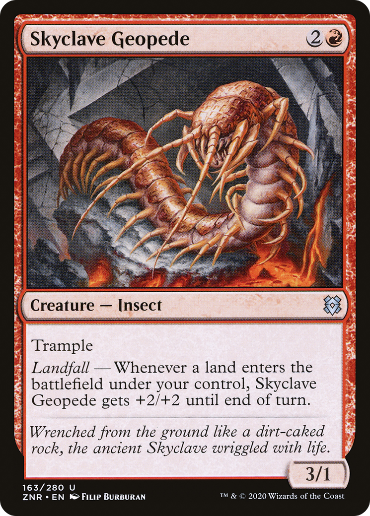Skyclave Geopede (163) [Zendikar Rising] foil - Deck Out Gaming
