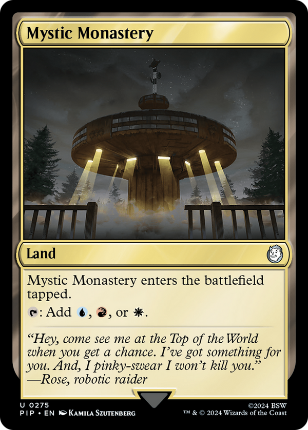 Mystic Monastery (275) [Fallout] - Deck Out Gaming