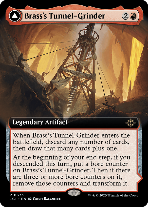 Brass's Tunnel-Grinder (Extended Art) (373) [The Lost Caverns of Ixalan] - Deck Out Gaming