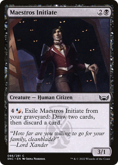 Maestros Initiate (86) [Streets of New Capenna] foil - Deck Out Gaming