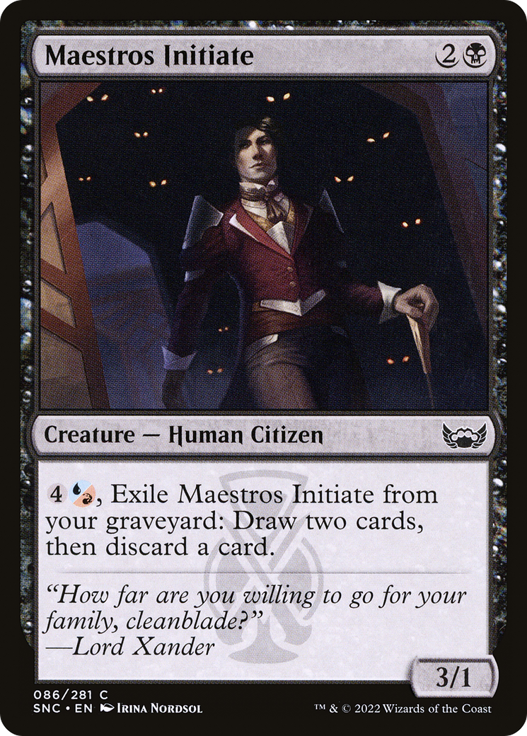 Maestros Initiate (86) [Streets of New Capenna] foil - Deck Out Gaming