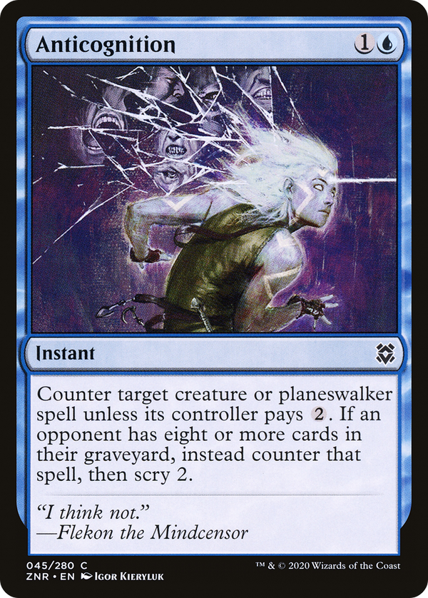 Anticognition (45) [Zendikar Rising] - Deck Out Gaming