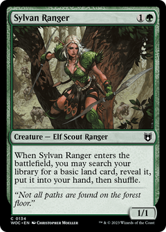 Sylvan Ranger (134) [Wilds of Eldraine Commander] - Deck Out Gaming