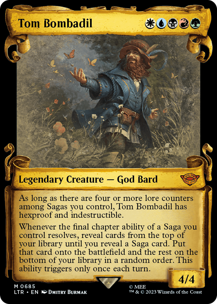 Tom Bombadil (Showcase Scrolls) (685) [The Lord of the Rings: Tales of Middle-earth] foil - Deck Out Gaming