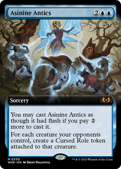 Asinine Antics (Extended Art) (330) [Wilds of Eldraine] - Deck Out Gaming