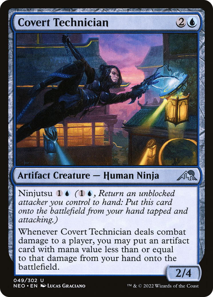 Covert Technician (49) [Kamigawa: Neon Dynasty] foil - Deck Out Gaming