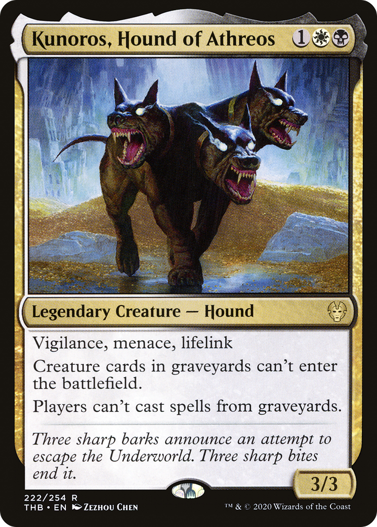Kunoros, Hound of Athreos (222) [Theros Beyond Death] - Deck Out Gaming