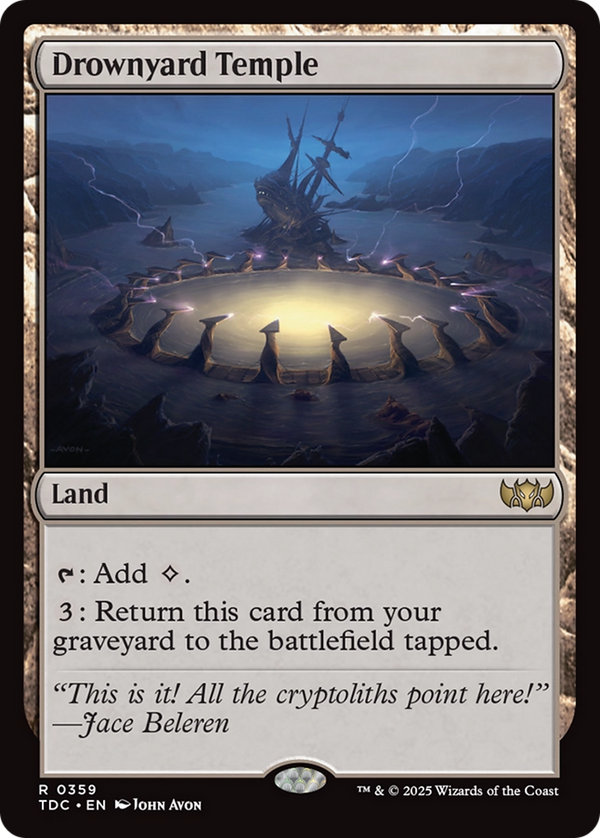Drownyard Temple (359) [Commander: Tarkir: Dragonstorm] - Deck Out Gaming