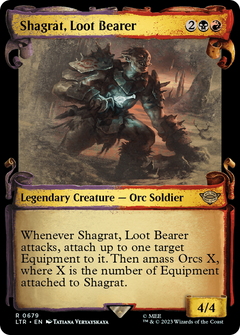 Shagrat, Loot Bearer (Showcase Scrolls) (679) [The Lord of the Rings: Tales of Middle-earth] foil - Deck Out Gaming