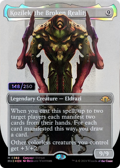 Kozilek, the Broken Reality (Borderless) (Serial Numbered) (382) [Modern Horizons 3] foil - Deck Out Gaming