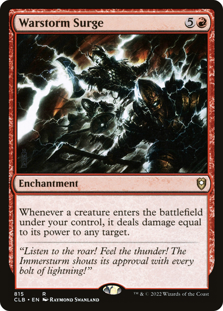 Warstorm Surge (815) [Commander Legends: Battle for Baldur's Gate] - Deck Out Gaming