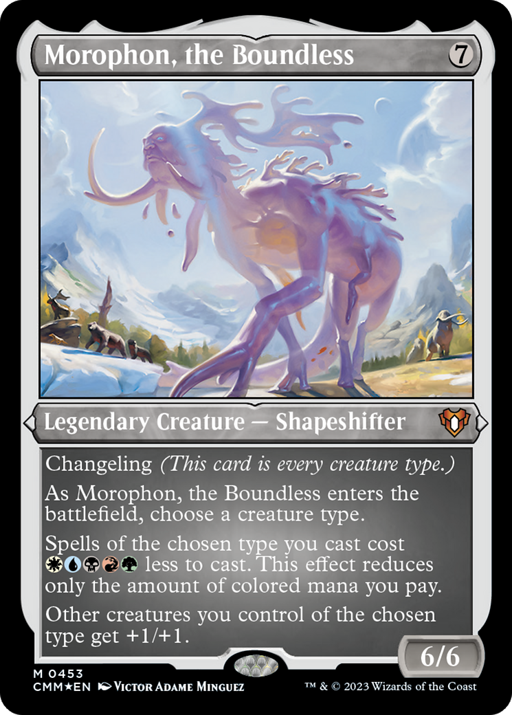 Morophon, the Boundless (453) [Commander Masters] etched - Deck Out Gaming