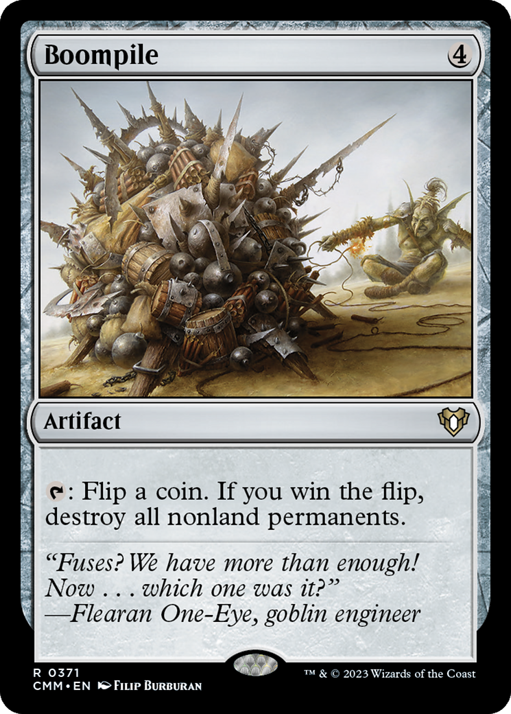 Boompile (371) [Commander Masters] foil - Deck Out Gaming
