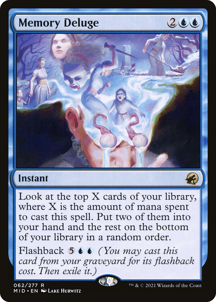 Memory Deluge (62) [Innistrad: Midnight Hunt] - Deck Out Gaming