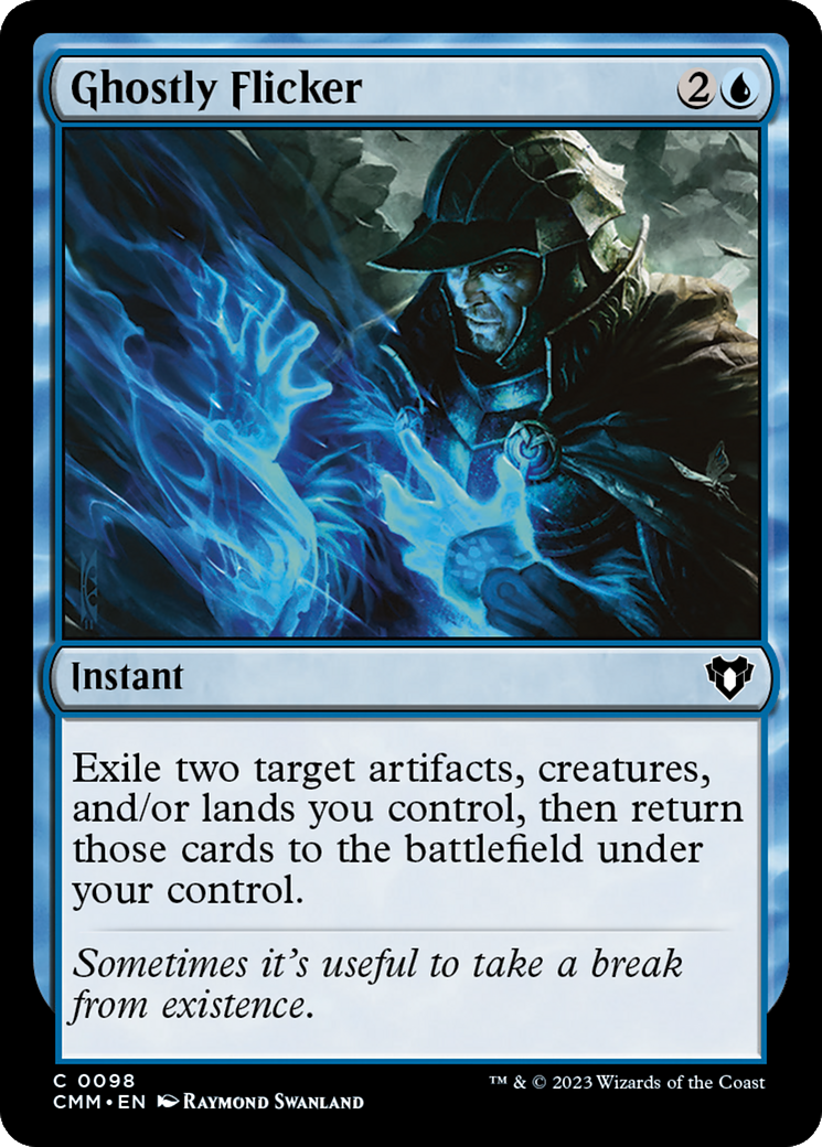 Ghostly Flicker (98) [Commander Masters] foil - Deck Out Gaming