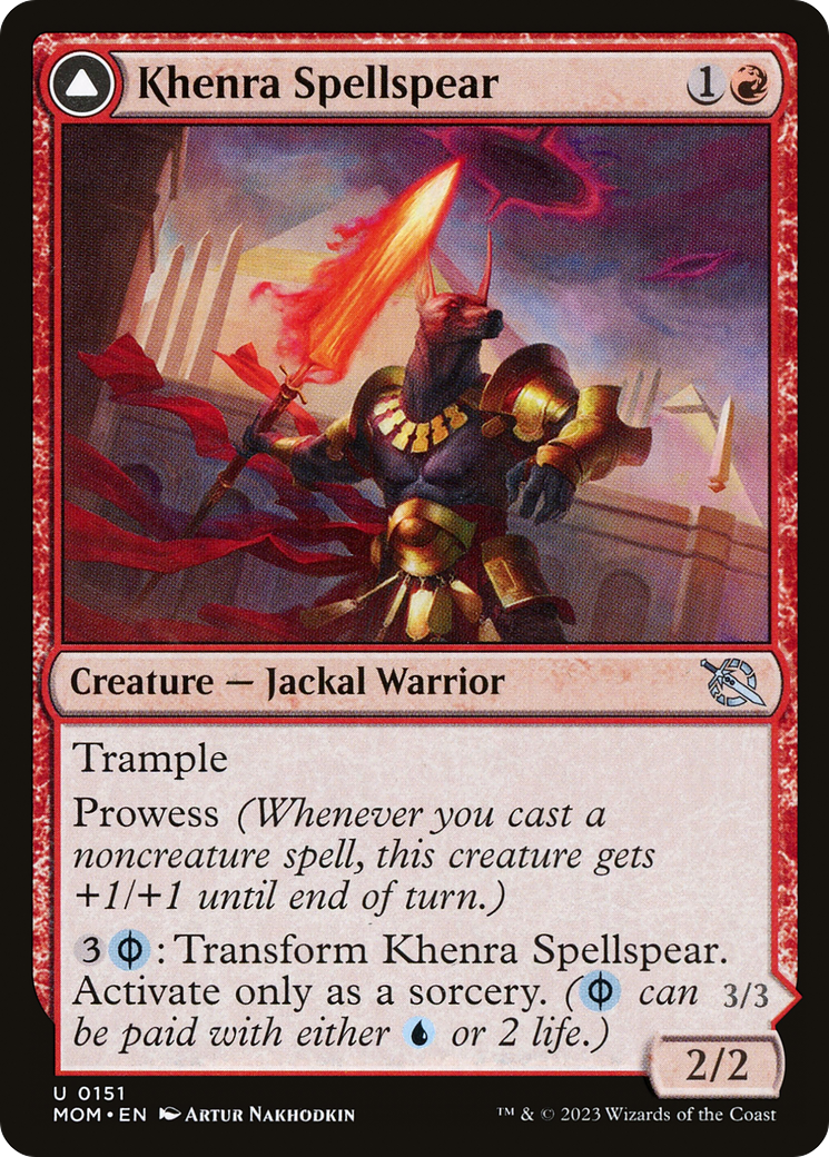 Khenra Spellspear (151) [March of the Machine] foil - Deck Out Gaming