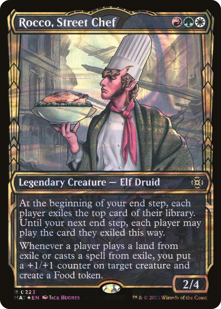Rocco, Street Chef (Halo Foil) (223) [March of the Machine: The Aftermath] foil - Deck Out Gaming