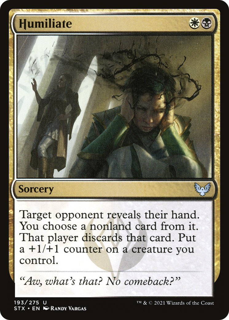 Humiliate (193) [Strixhaven: School of Mages] foil - Deck Out Gaming