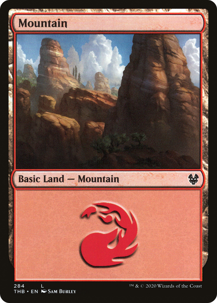 Mountain (284) [Theros Beyond Death] - Deck Out Gaming