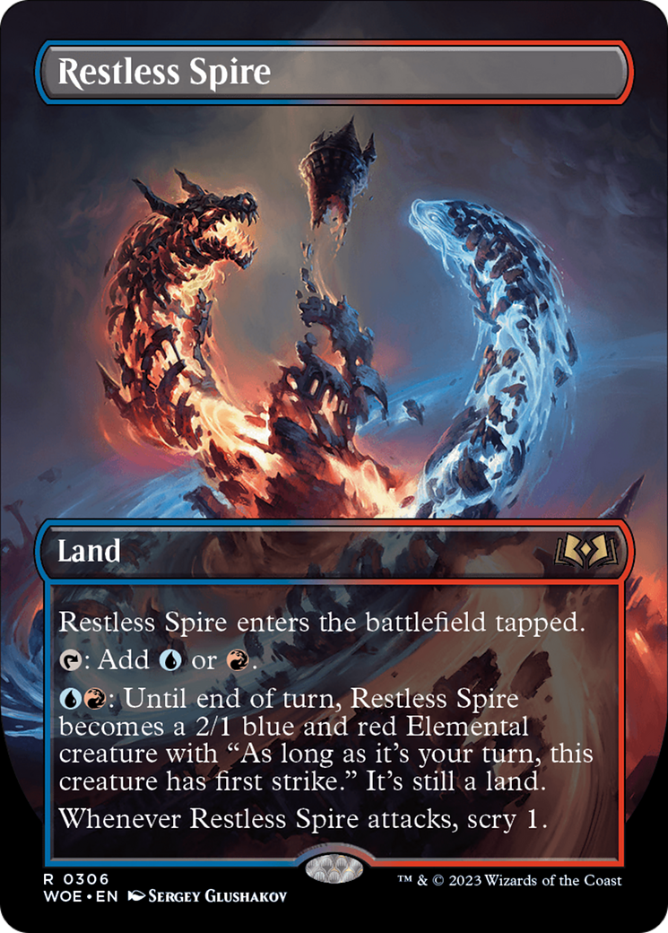 Restless Spire (Borderless) (306) [Wilds of Eldraine] - Deck Out Gaming