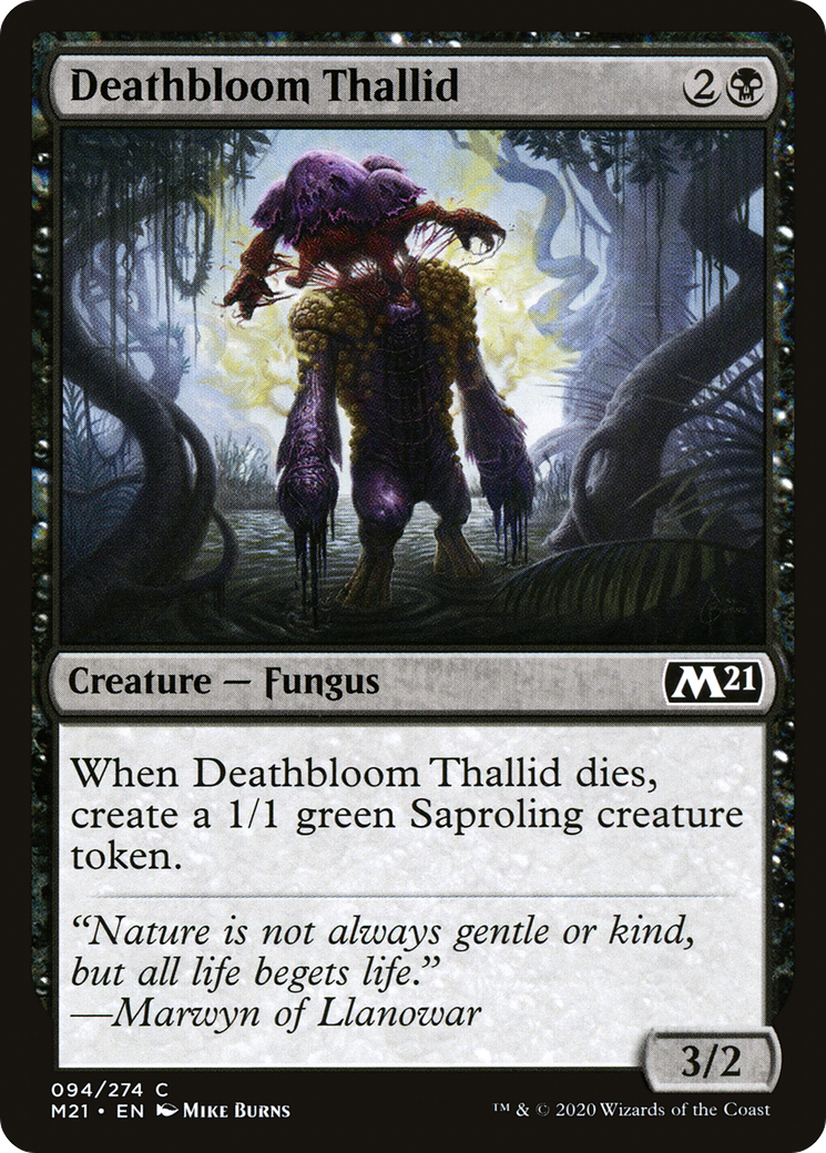 Deathbloom Thallid (94) [Core Set 2021] - Deck Out Gaming