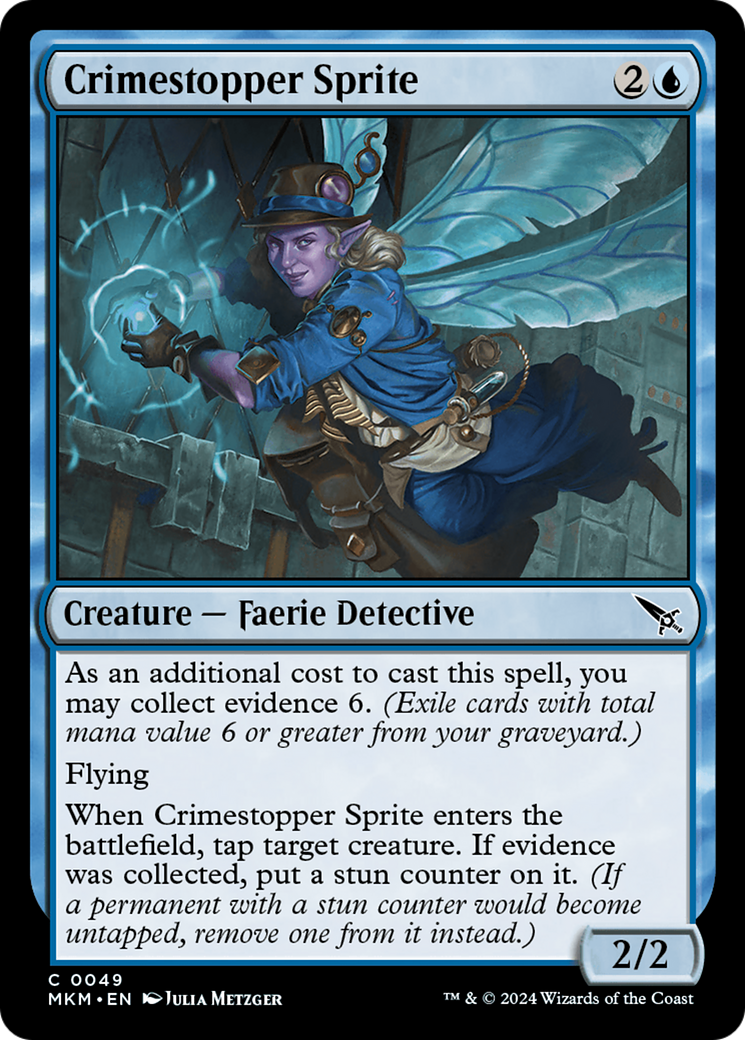 Crimestopper Sprite (49) [Murders at Karlov Manor] foil - Deck Out Gaming