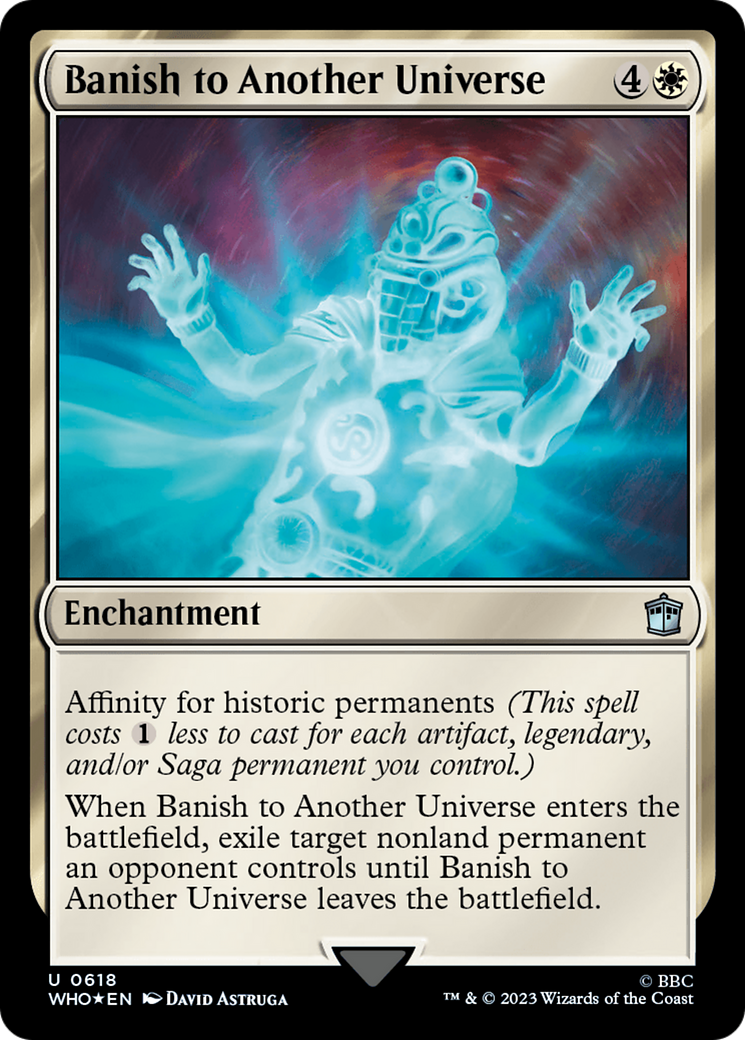 Banish to Another Universe (Surge Foil) (618) [Doctor Who] foil - Deck Out Gaming