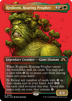 Rosheen, Roaring Prophet (Borderless) (380) [Modern Horizons 3] foil-1
